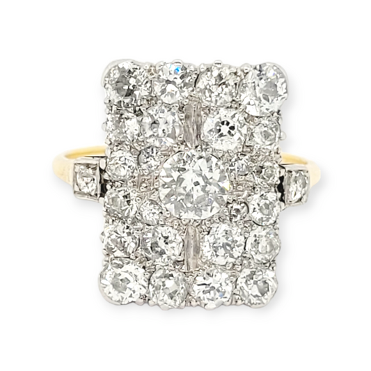 Antique old cut diamond panel ring

SKU: 6374