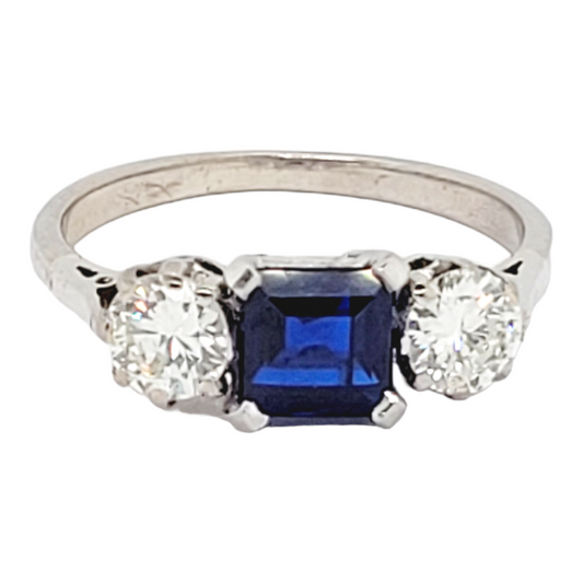 Art deco sapphire and diamond engagement ring

SKU: 6469