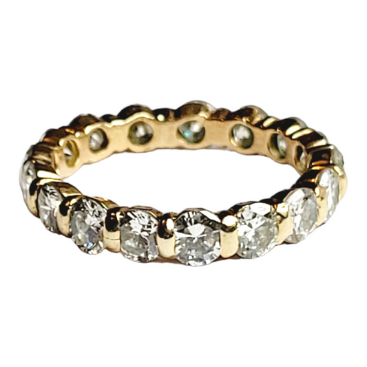 Vintage 18ct yellow gold diamond eternity ring

SKU: 6477