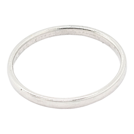 Art deco 1920s platinum wedding band

SKU: 6478