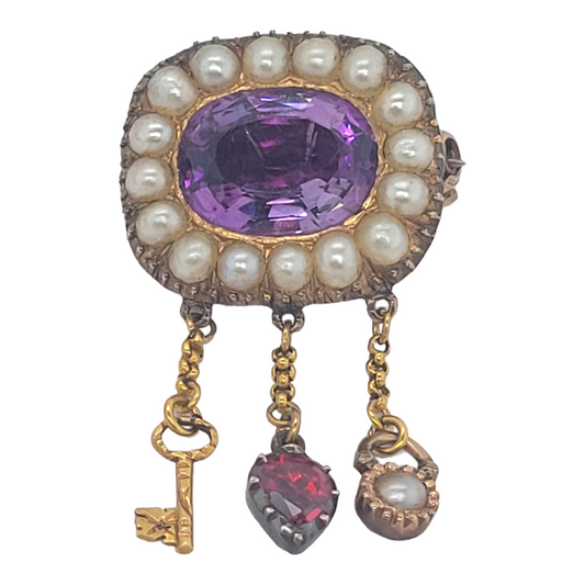 Heart lock and key brooch

SKU: 6494