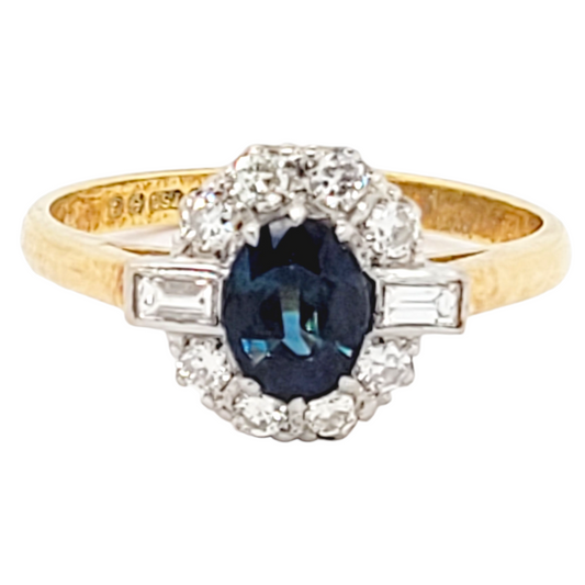 Vintage sapphire and diamond cluster ring

SKU: 6517