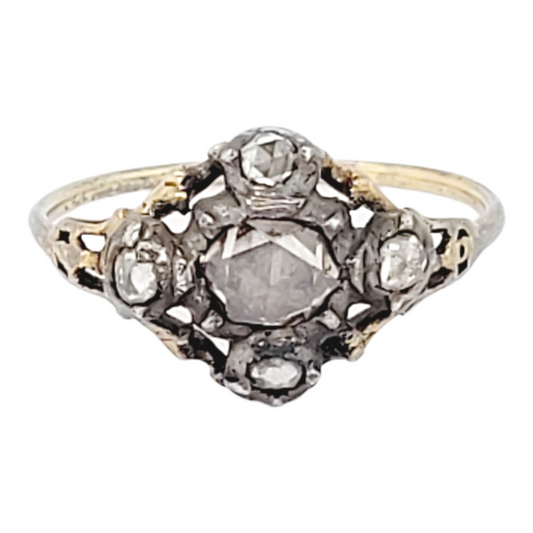 18th century rose diamond foiled ring

SKU: 6554