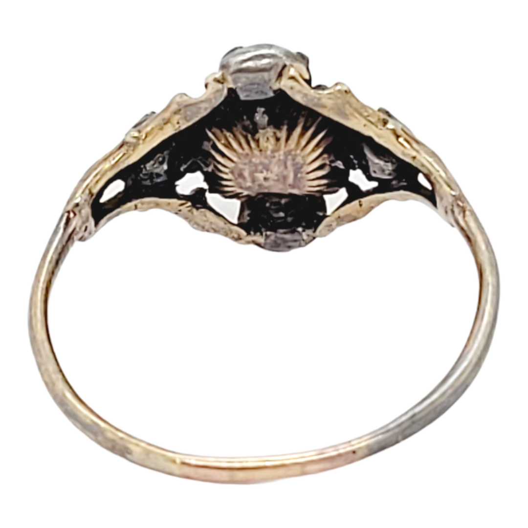 18th century rose diamond foiled ring

SKU: 6554