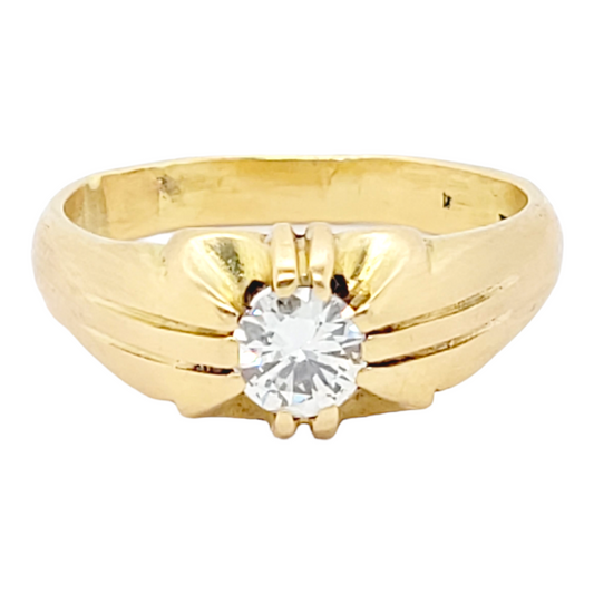 Gentleman's Diamond gypsy set ring

SKU: 6547