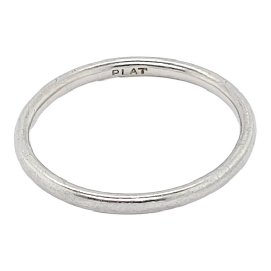1920's Platinum wedding ring

SKU: 6550