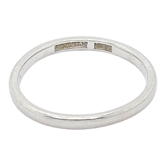 Bride's 1920s platinum wedding ring

SKU: 6551