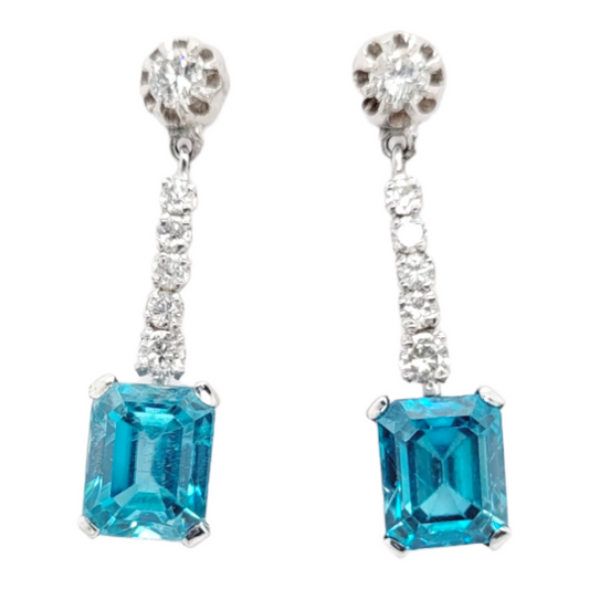 Art deco blue zircon and diamond earrings

SKU: 6573