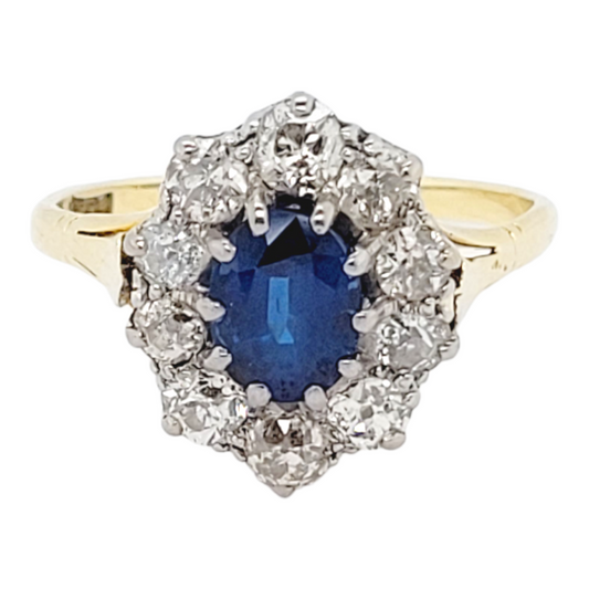 Antique sapphire and diamond engagement ring

SKU: 6586