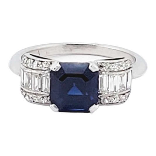 Art deco sapphire and diamond engagement ring

SKU: 6620