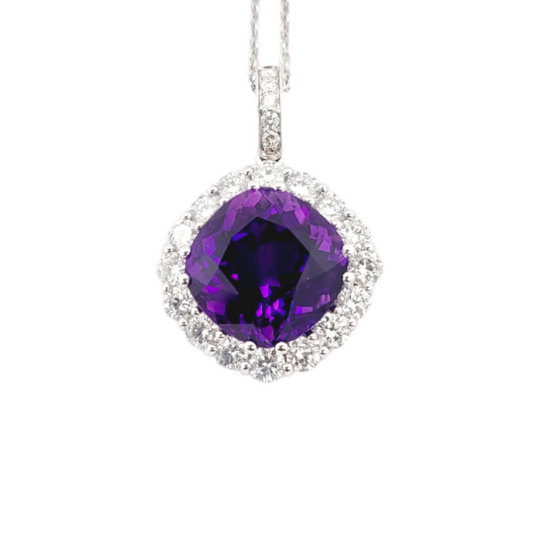 Amethyst and diamond pendant

SKU: 6641