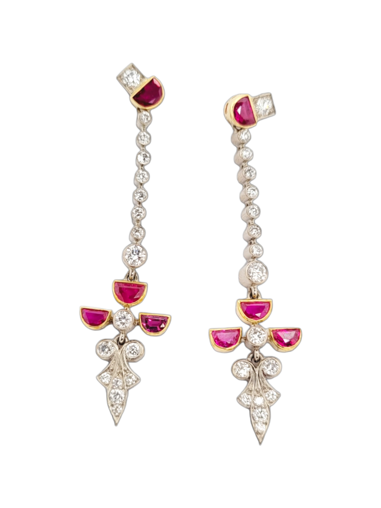 Stylish Ruby and diamond drop earrings

SKU: 6512