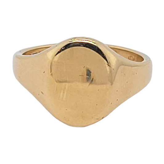 9ct gold Plain oval signet ring

SKU: 6658