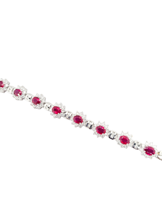 Modern ruby and diamond bracelet

SKU: 6667