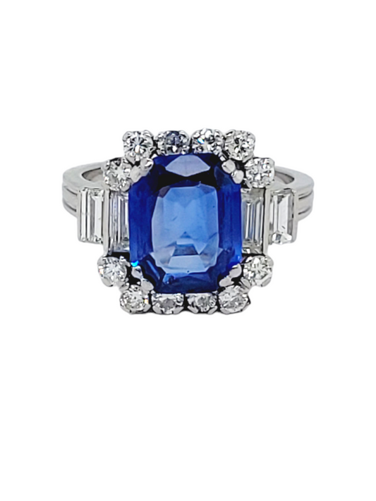 1940's art deco sapphire and diamond ring

SKU: 6670