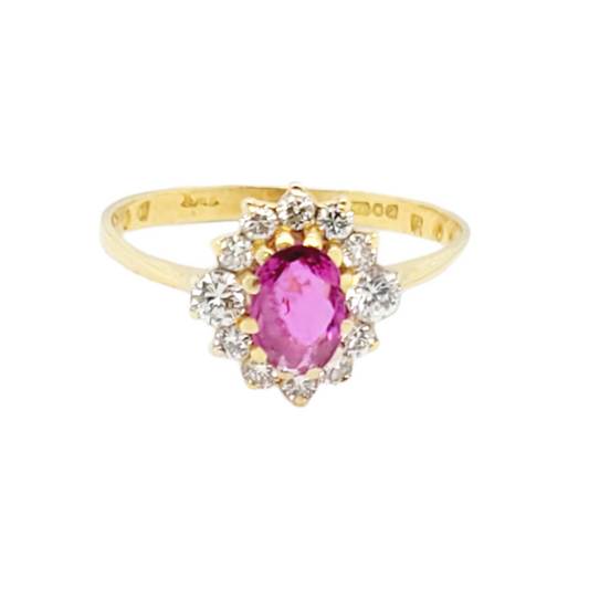Ruby and diamond cluster ring

SKU: 6681