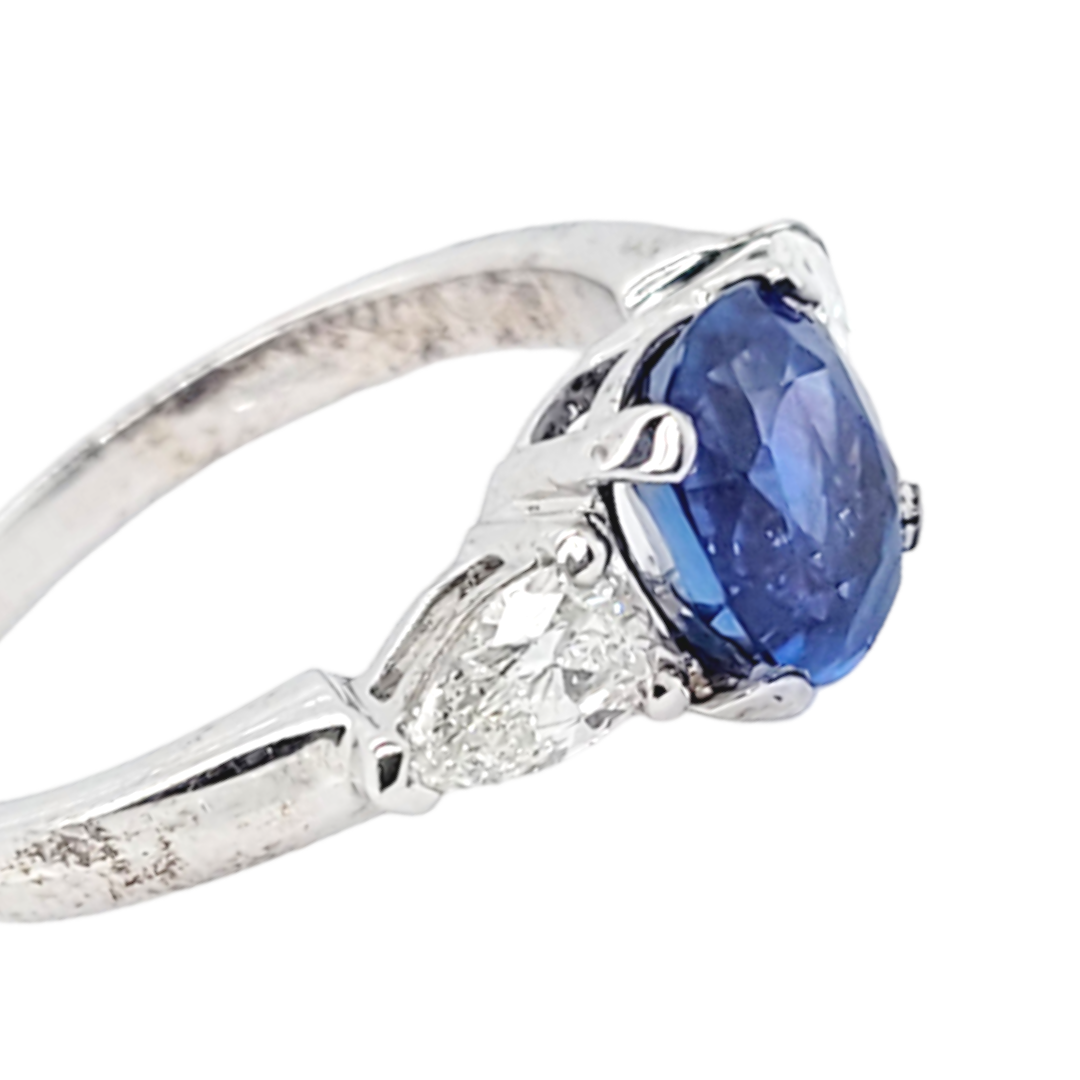 Sapphire and pear shaped diamond engagement ring

SKU: 6688
