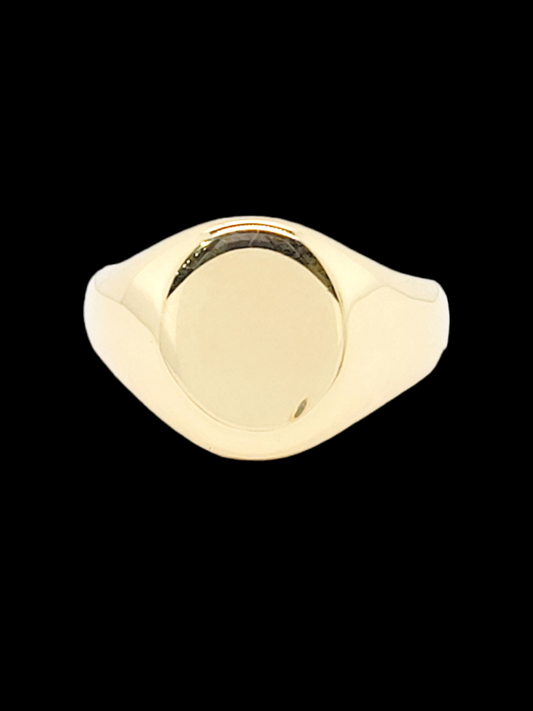 Plain heavy 18ct gold signet ring

SKU: 6695