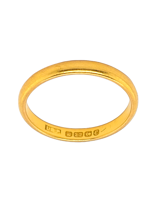 22ct gold wedding band

SKU: 6698