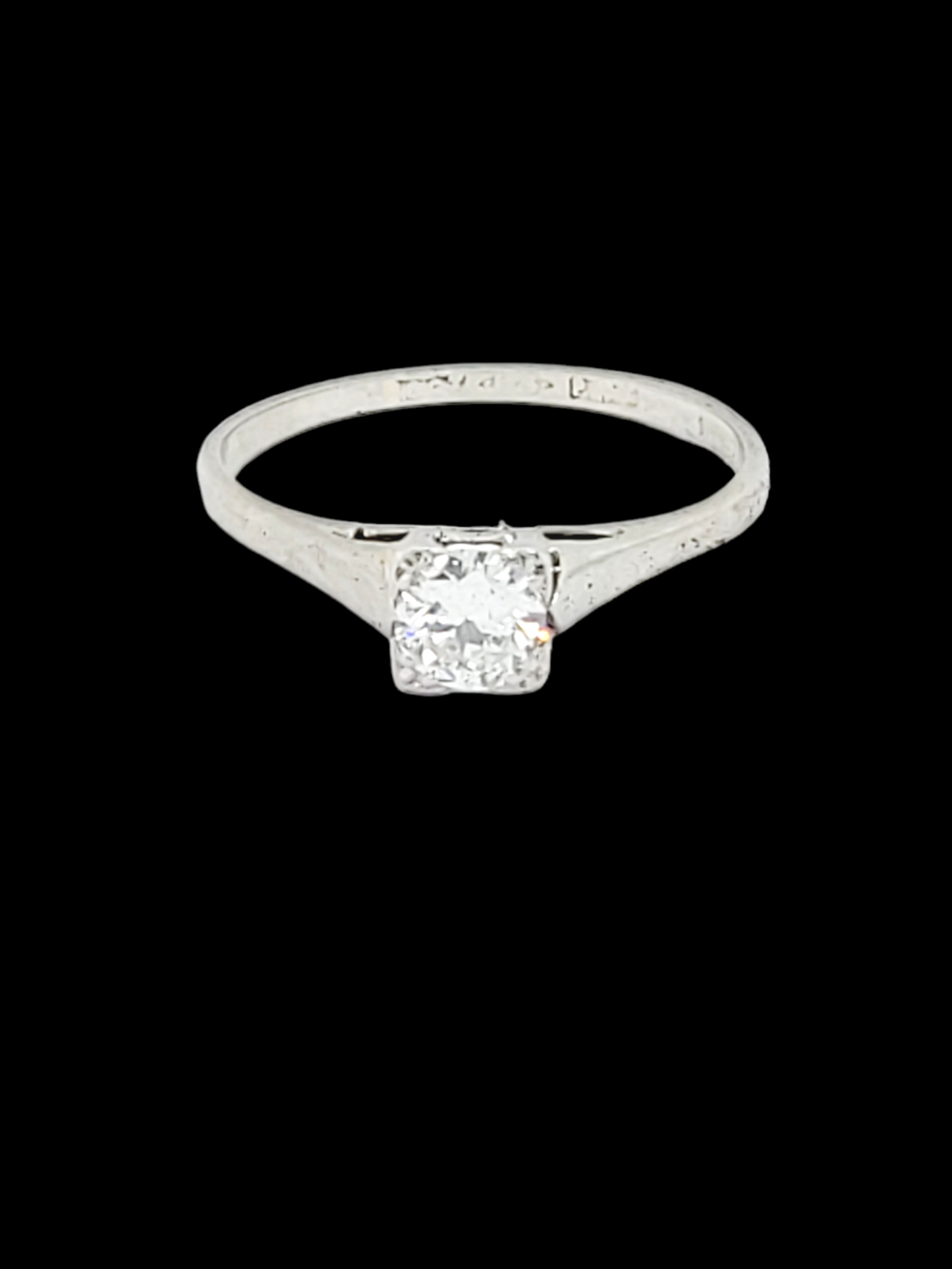 Art deco diamond solitaire engagement ring

SKU: 6704