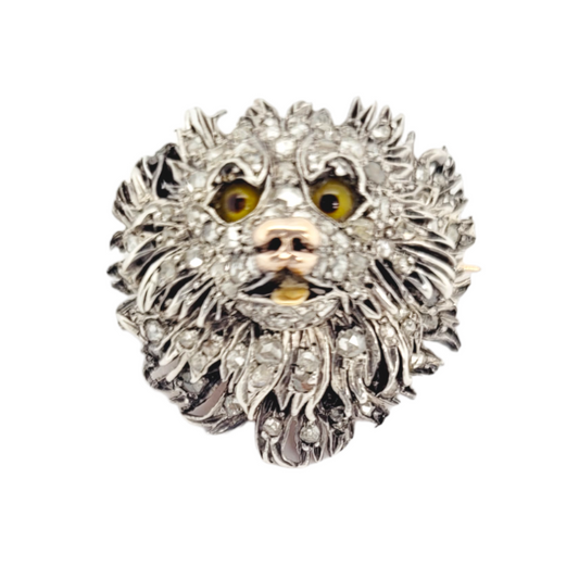 Antique diamond cat brooch

SKU: 6784