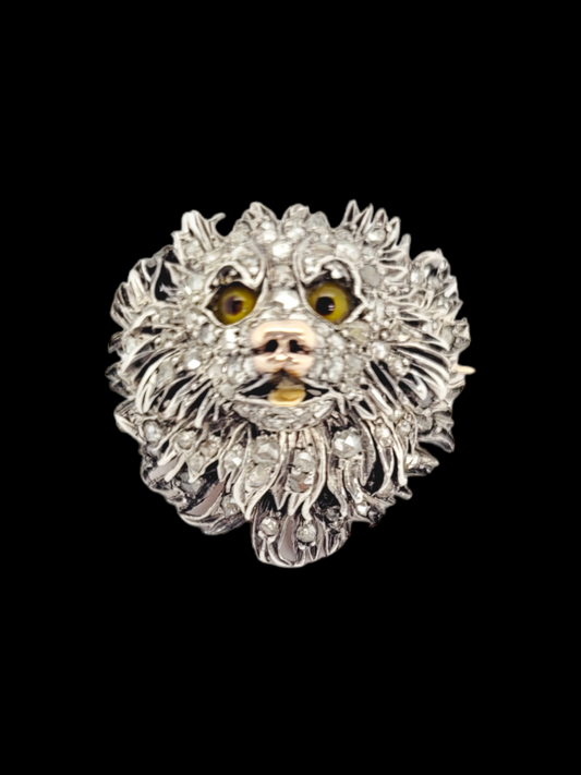 Antique diamond cat brooch

SKU: 6784