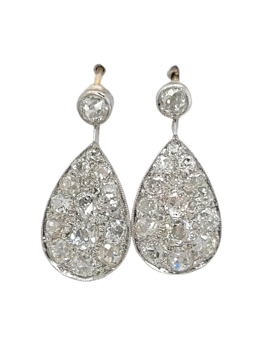Antique diamond cluster drop earrings

SKU: 6786