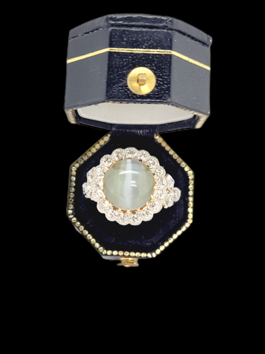 Antique cat's eye and diamond dress ring

SKU: 6806