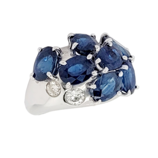 Vintage French sapphire and diamond dress ring

SKU: 6843
