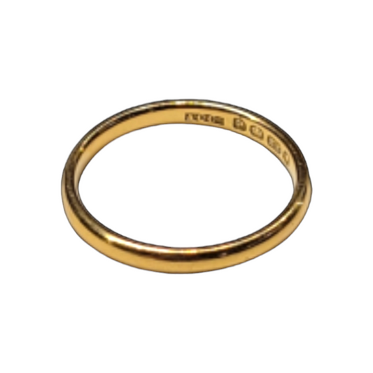 22ct gold wedding band