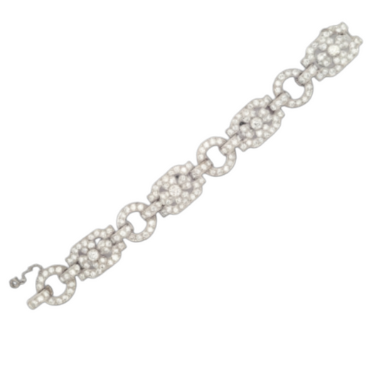 French Art deco diamond bracelet