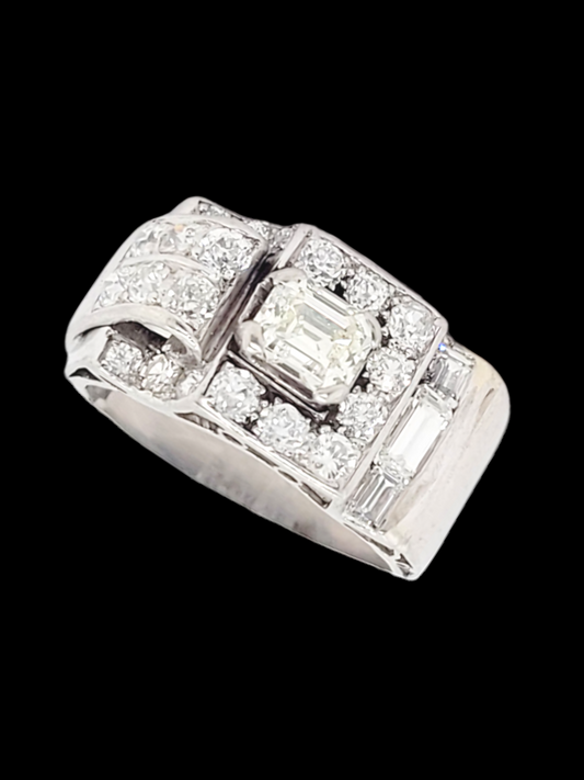 Art deco 1940's diamond dress ring
SKU: 6891