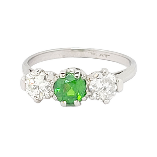 Gem demantoid Green garnet ring
SKU: 6892