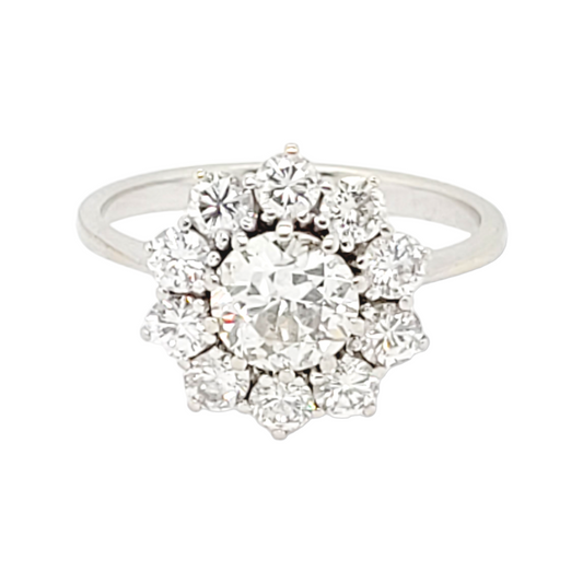 Vintage diamond cluster engagement ring
SKU: 6943