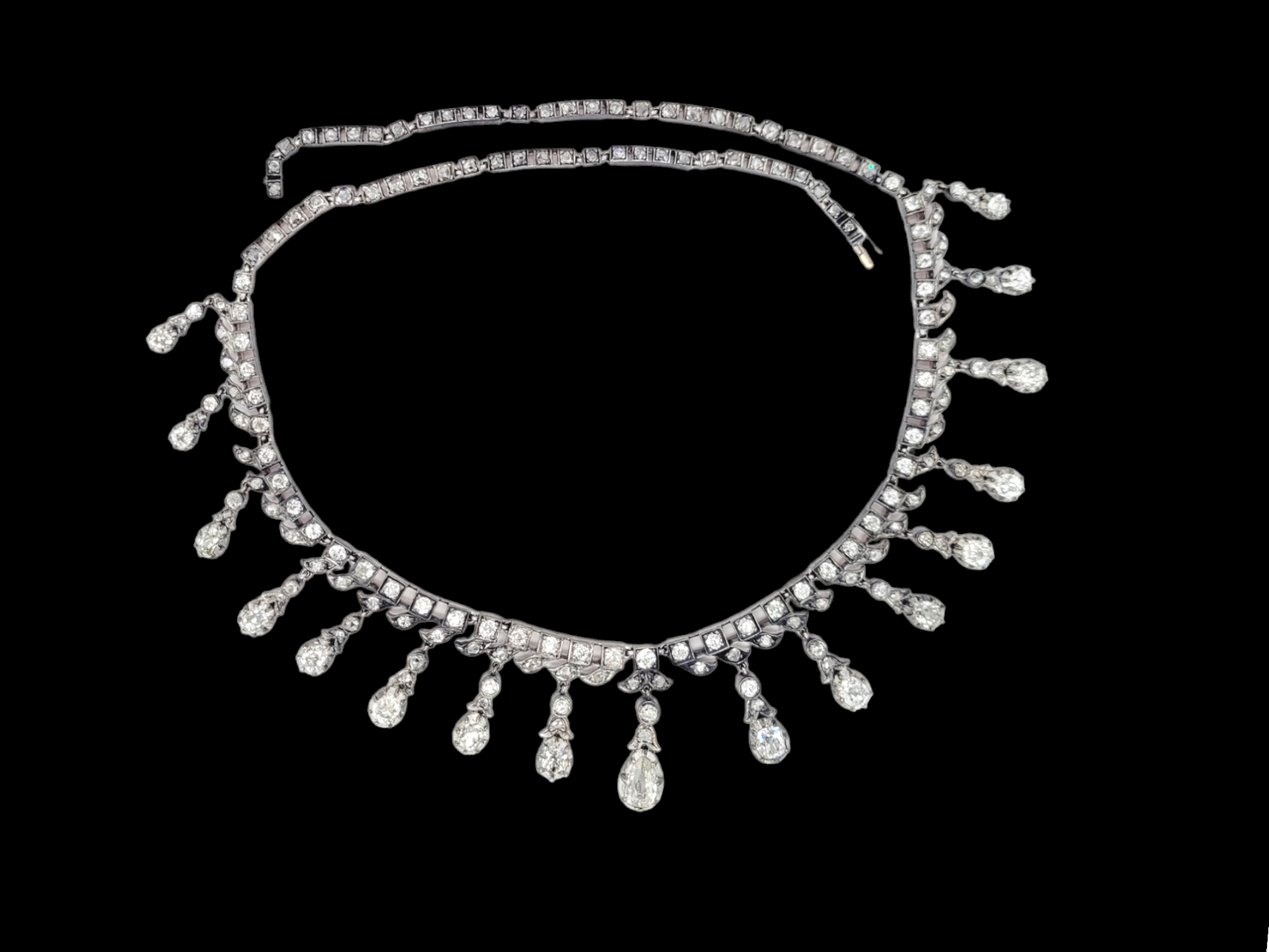 Antique diamond fringe necklace
SKU: 6958