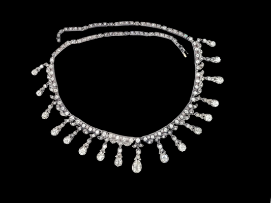 Antique diamond fringe necklace
SKU: 6958