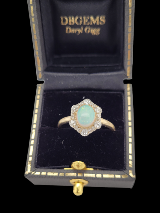 Opal and diamond dress ring
SKU: 7059