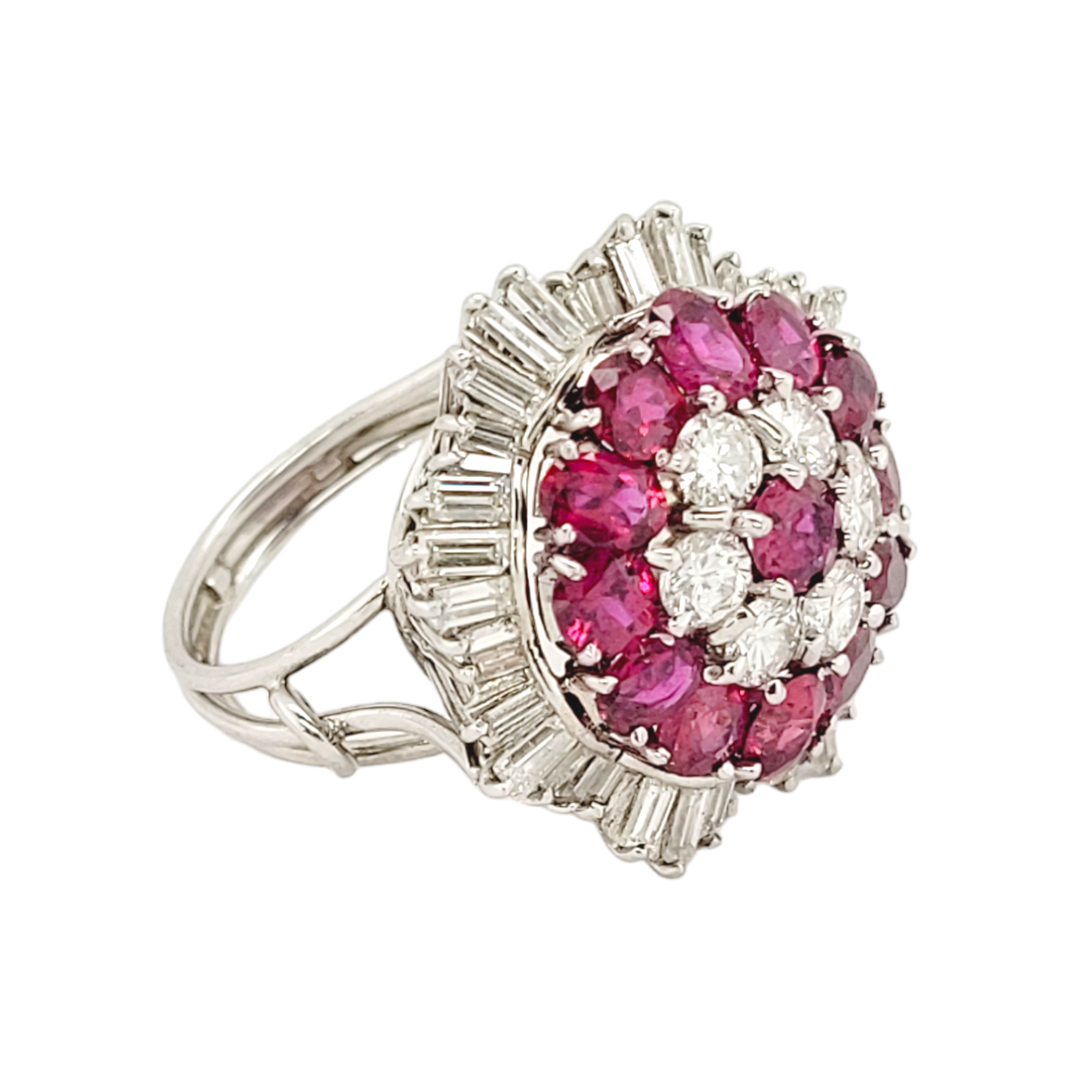 Knock out ruby and diamond ballerina dress ring
SKU: 7097