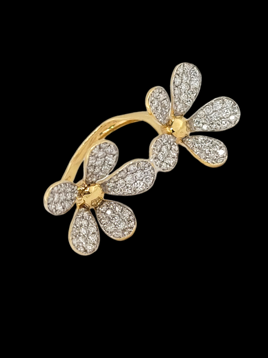 Modern diamond daisy dress ring
SKU: 7101