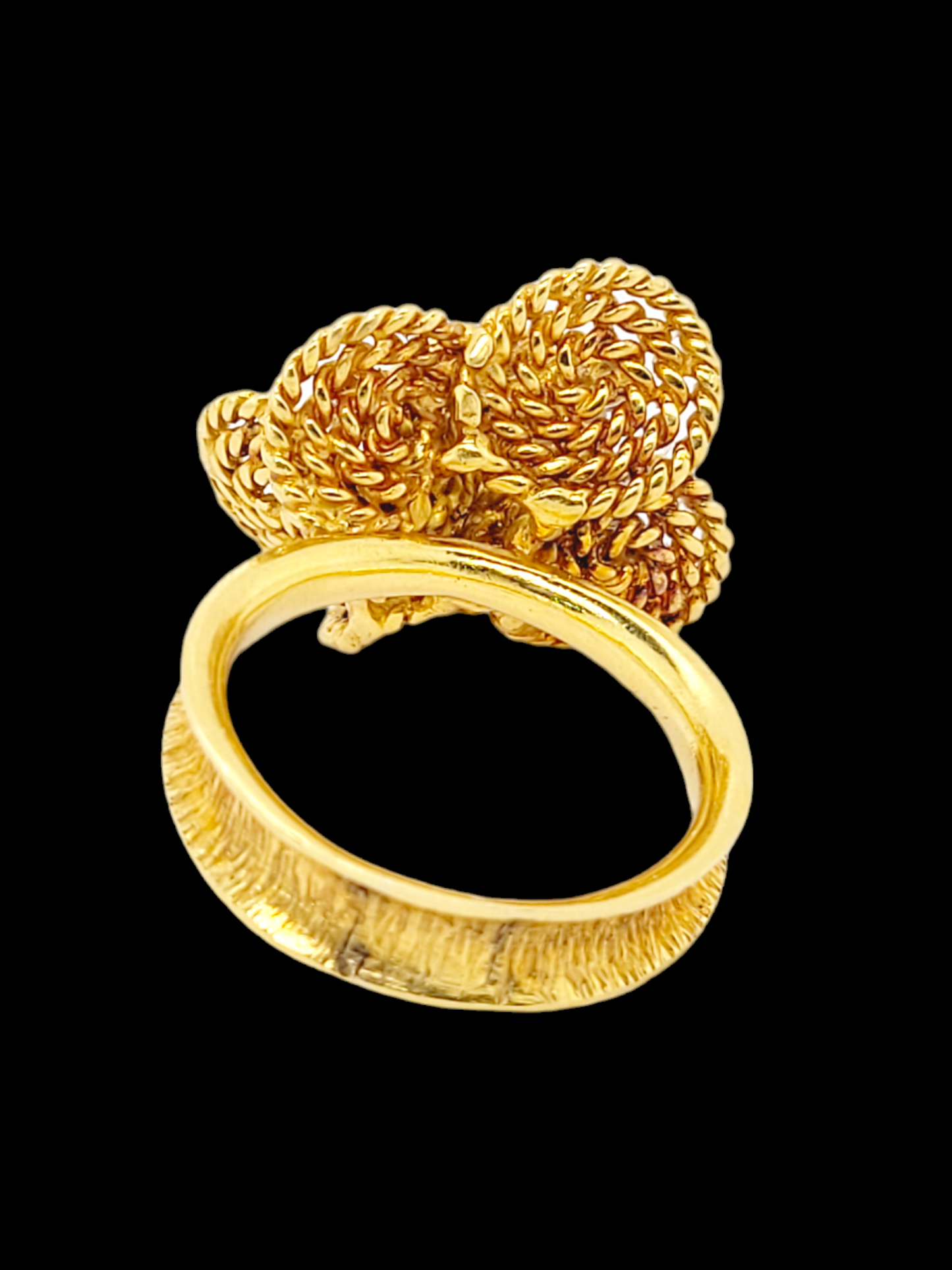 1960's woven gold and diamond dress ring
SKU: 7138