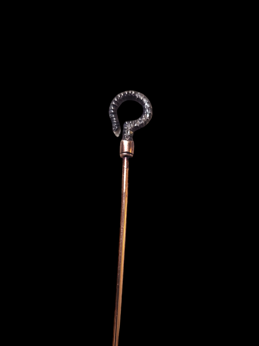 Antique French diamond shepherd's crook stick pin
SKU: 7181