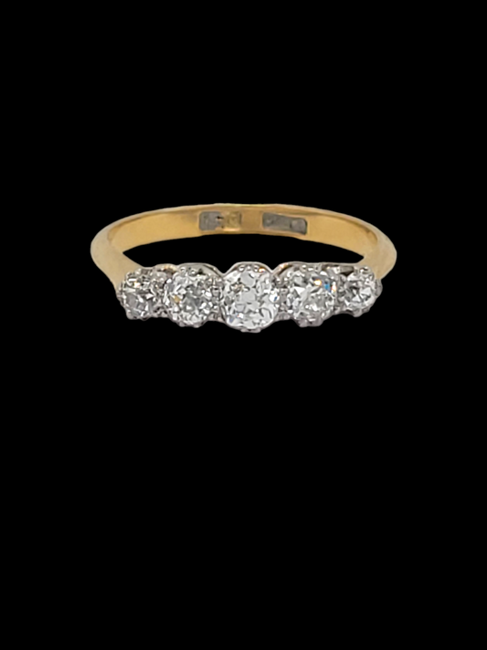 Five old cut diamond ring
SKU: 7243