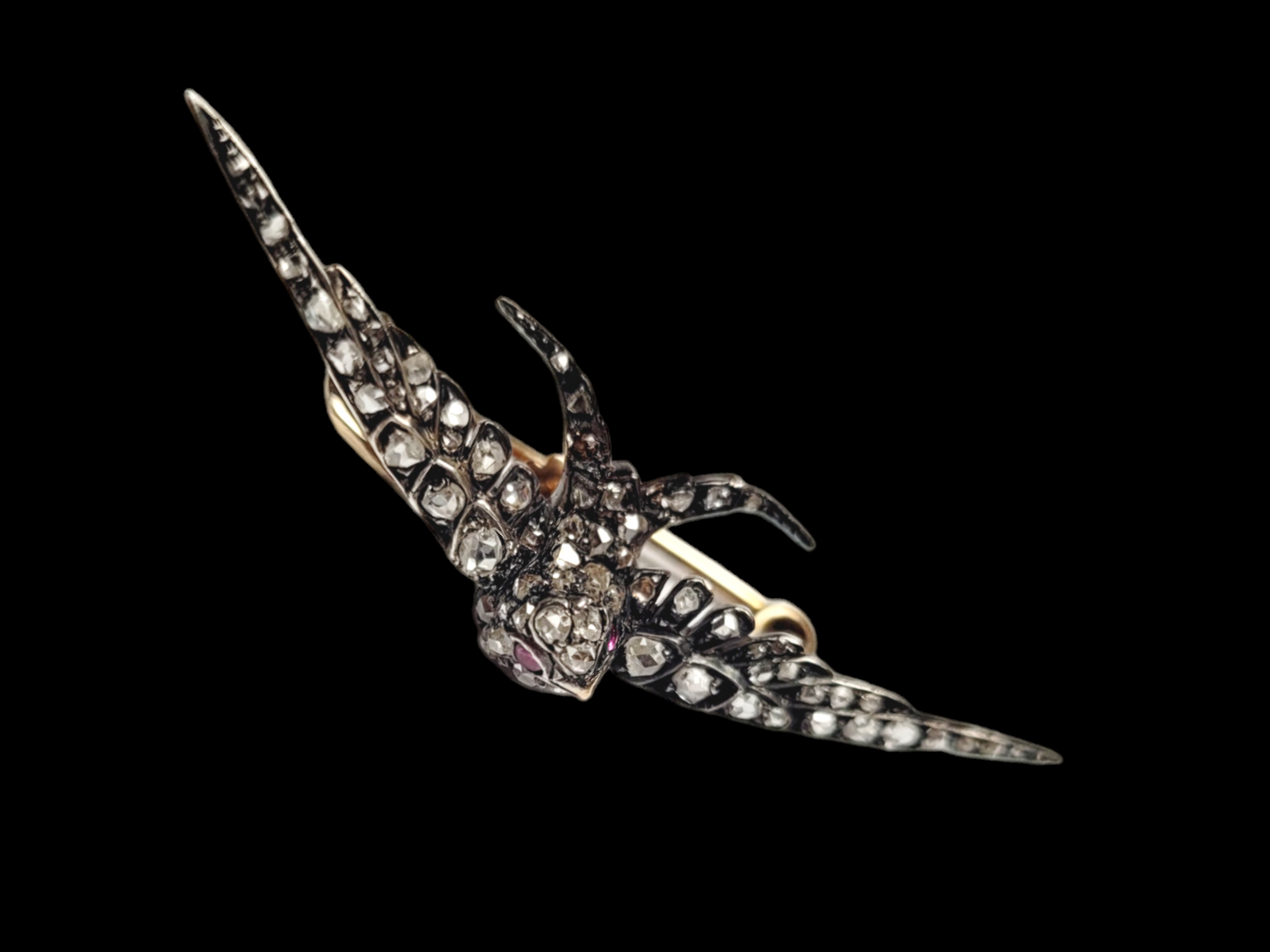 Cute 19th century diamond swallow
SKU: 7259