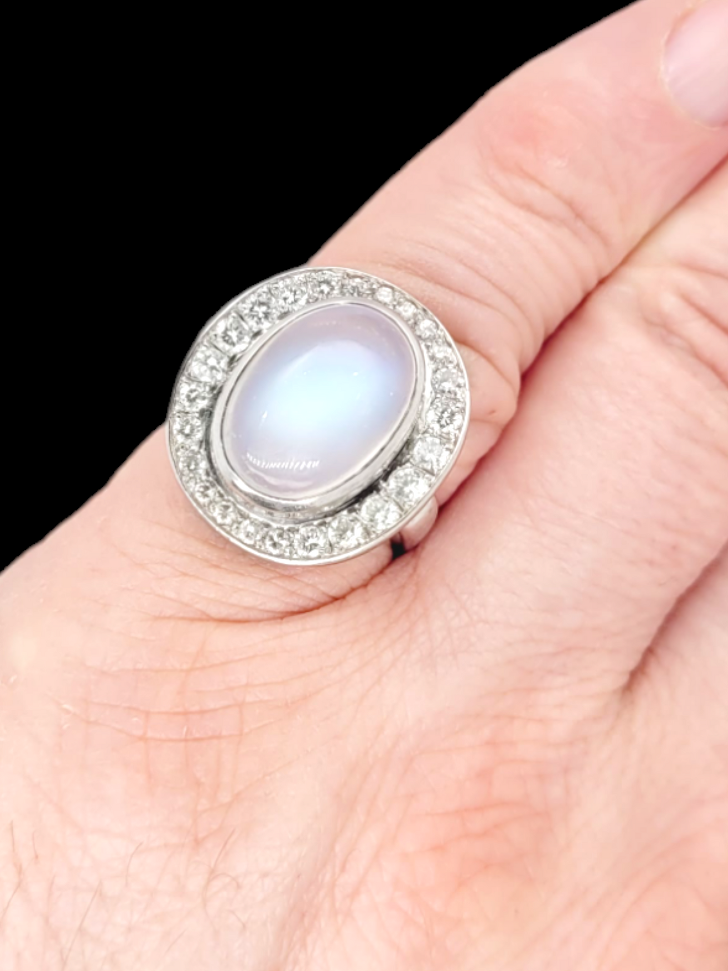 Moonstone and diamond dress ring
SKU: 7303
