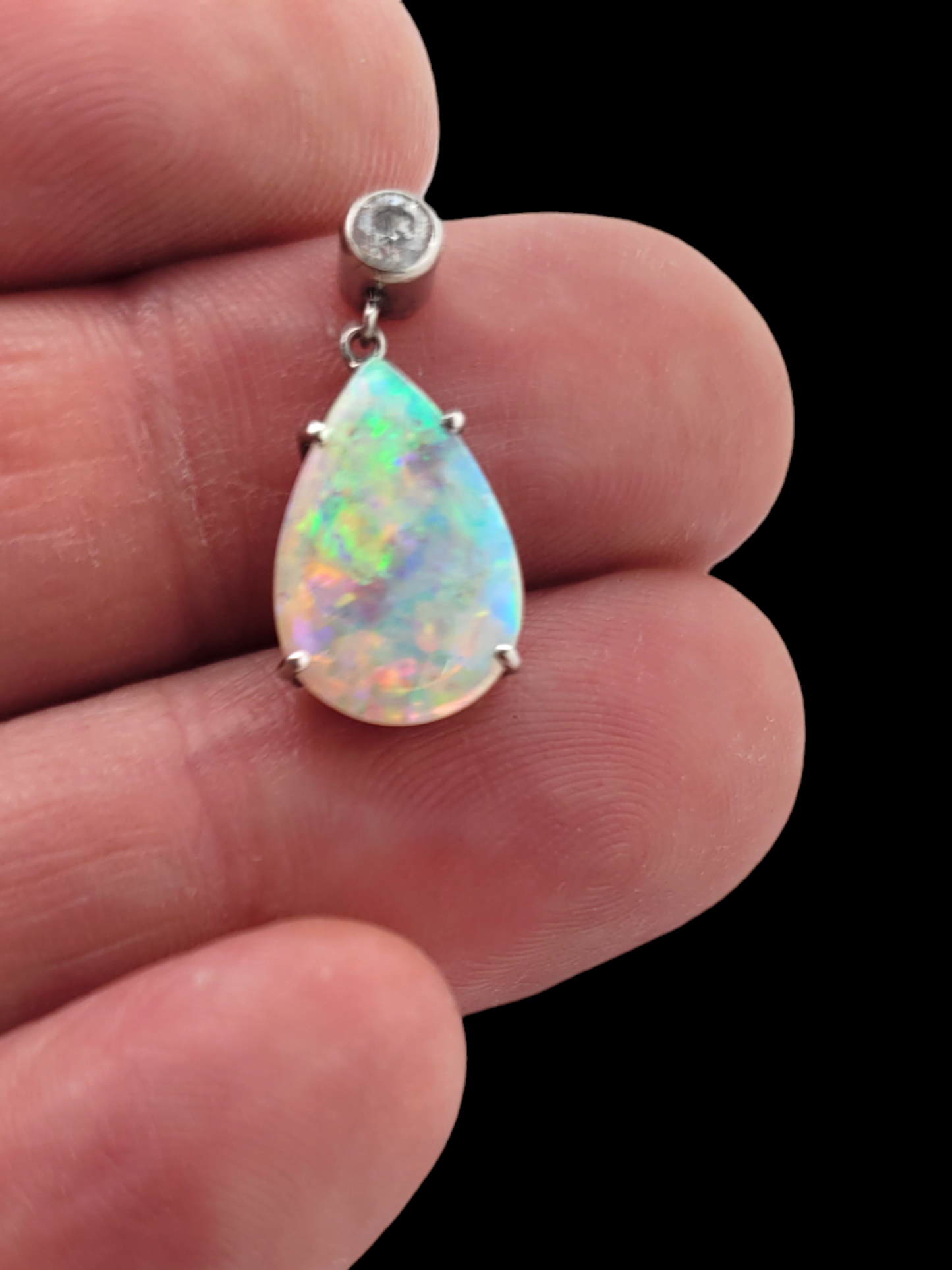 Opal and diamond pendant
SKU: 7306