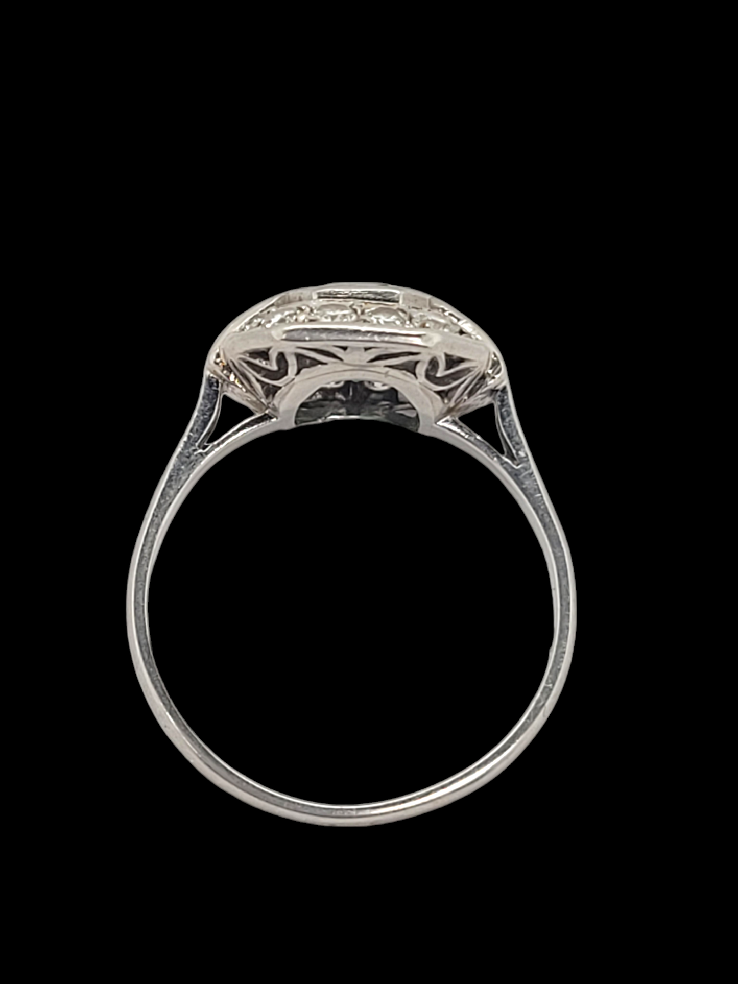 Art deco emerald and diamond engagement ring
SKU: 7394