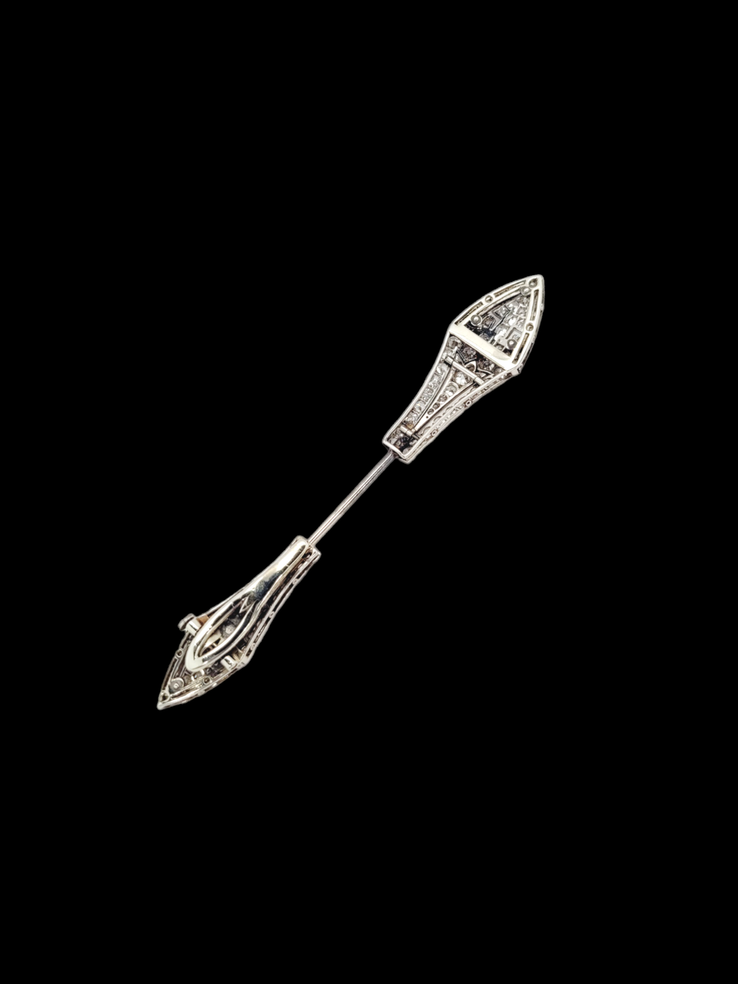 1920's Art Deco diamond Jabot brooch
SKU: 7439