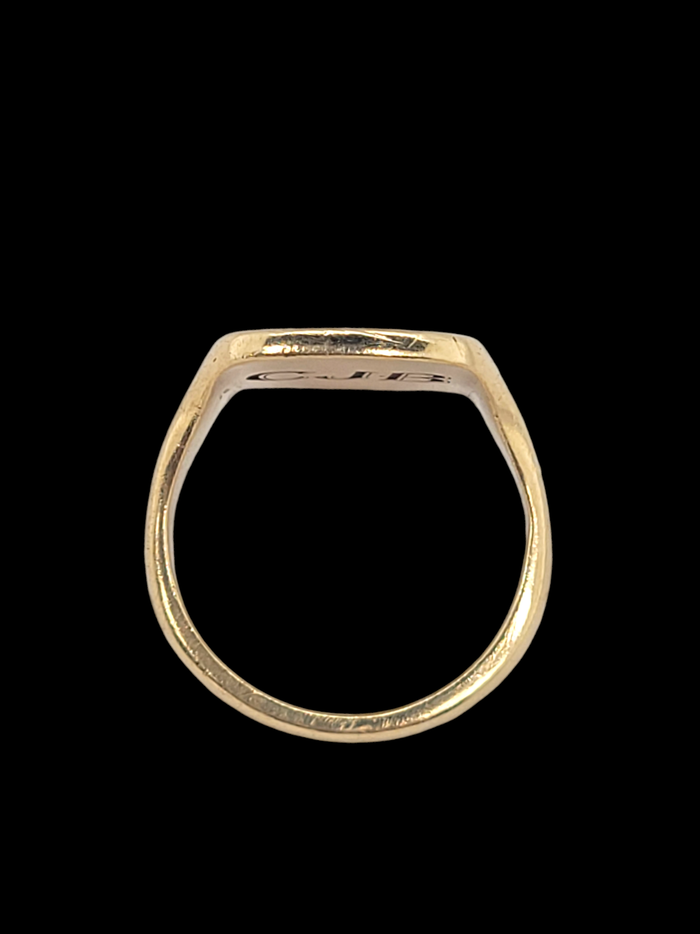 Seal engraved 9ct gold signet ring
SKU: 7471