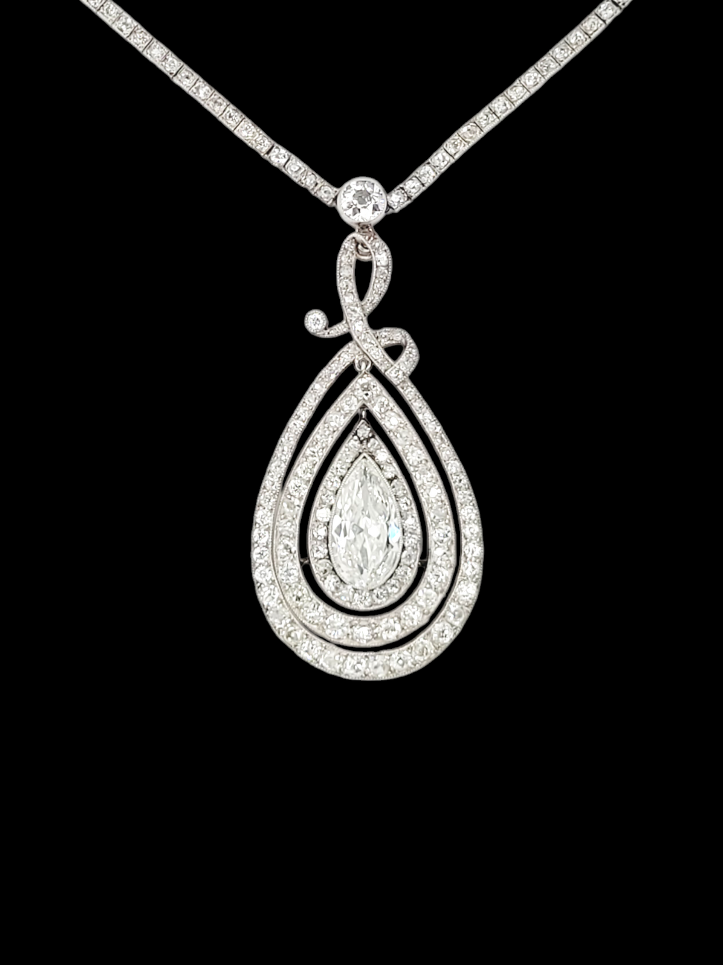 Fine and rare belle epoque diamond necklace
SKU: 7347
