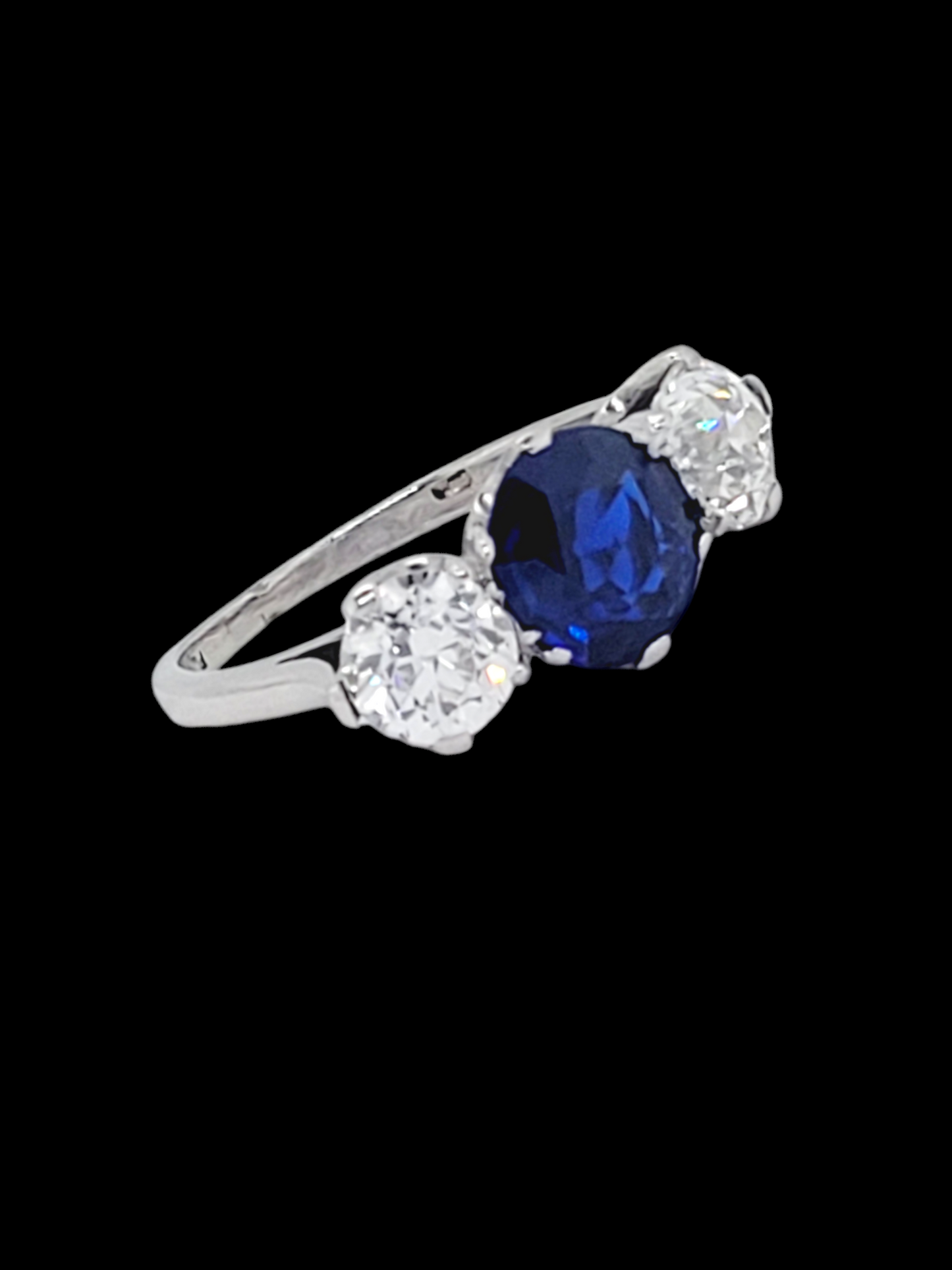 Art deco sapphire and diamond engagement ring
SKU: 7528